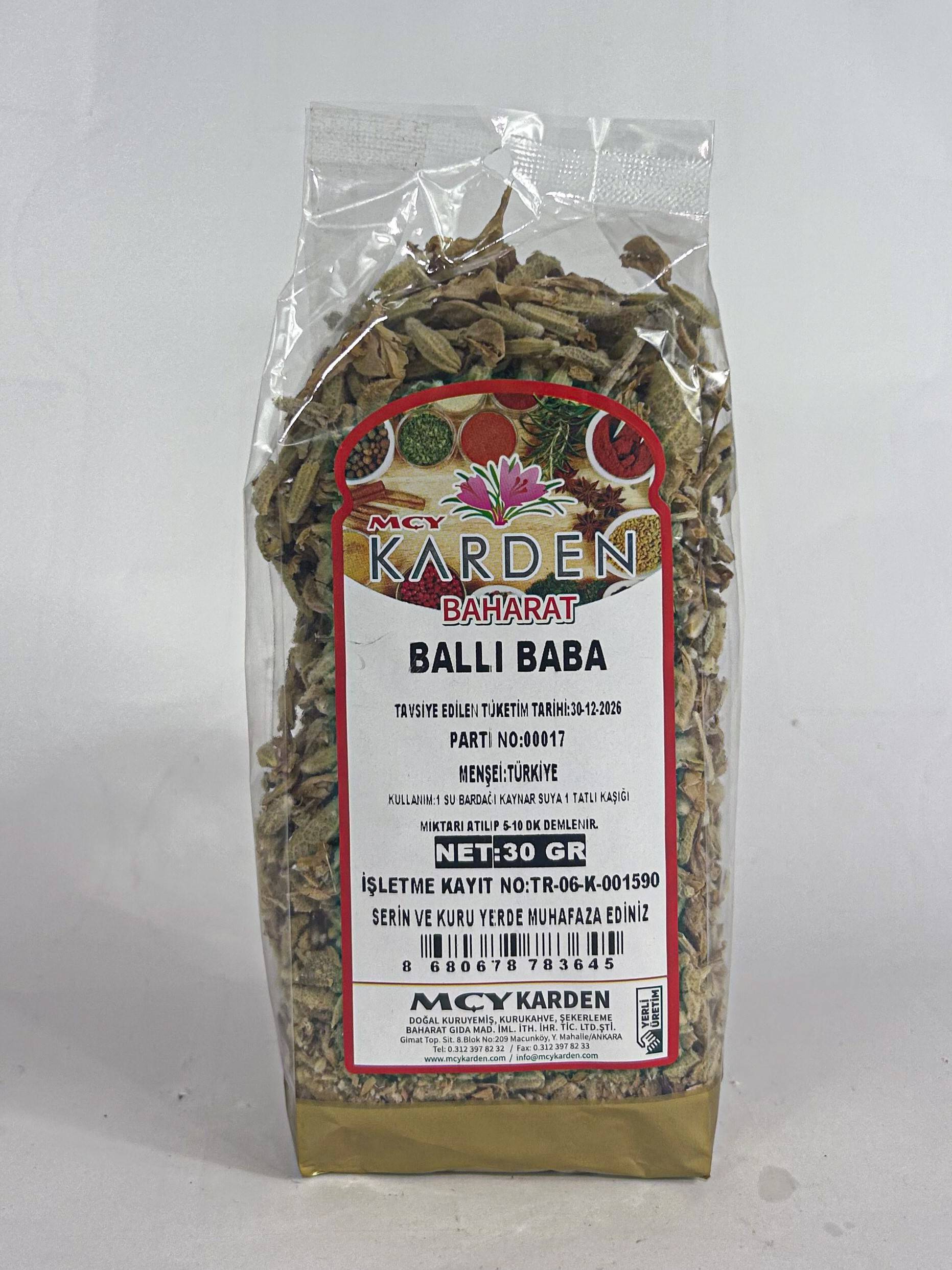 Karden Ballı Baba(çuha çiçeği)